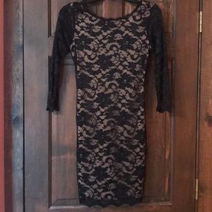 B. Darlin Black Lace Dress